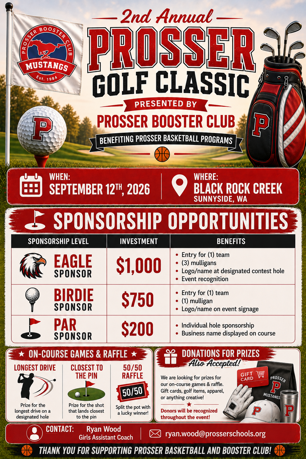 Prosser Golf Classic Flyer